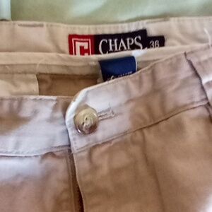Men's light tan chaps cargo shorts size 36
